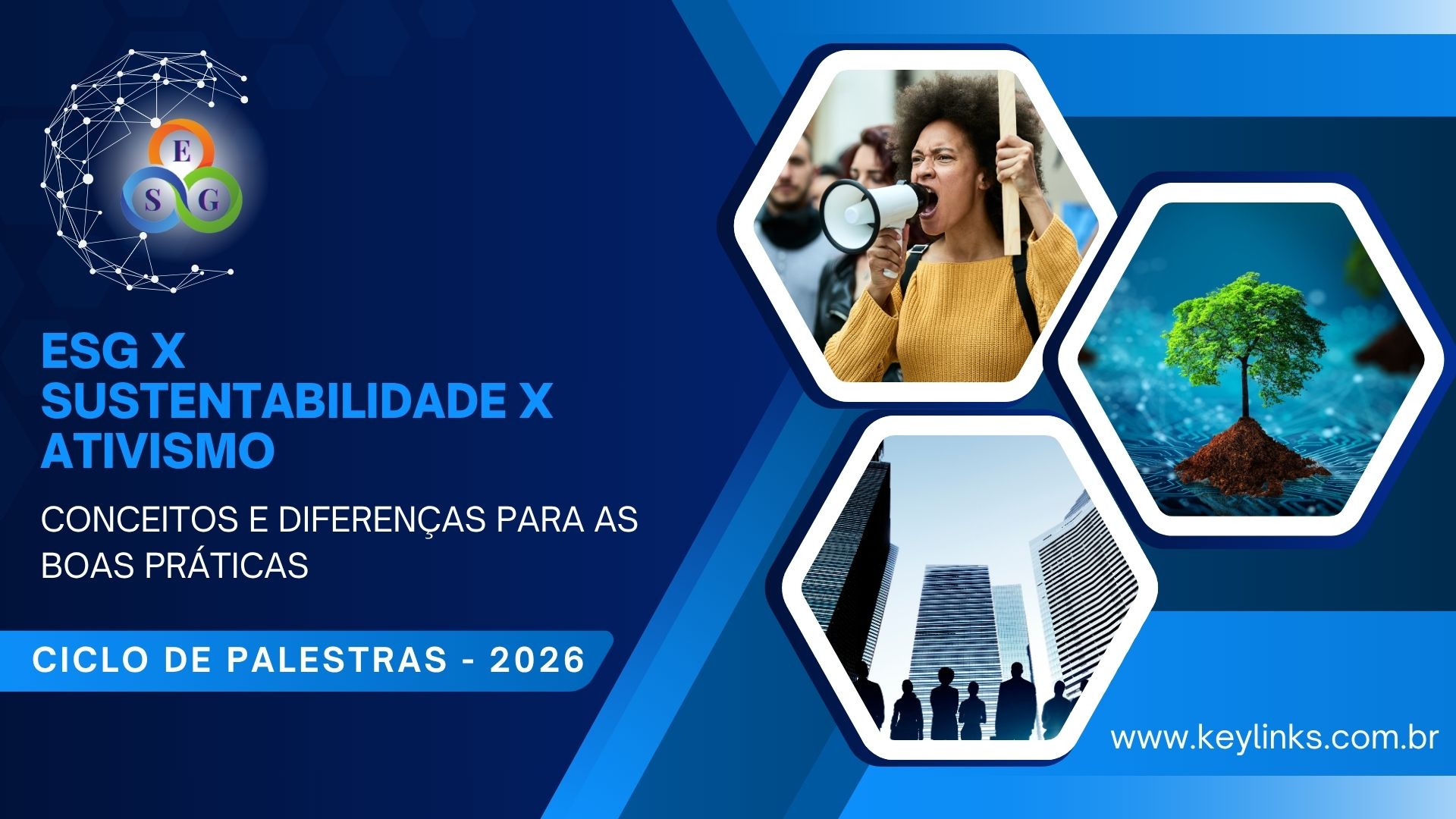 Palestra ESG, Sustentabilidade e Ativismo